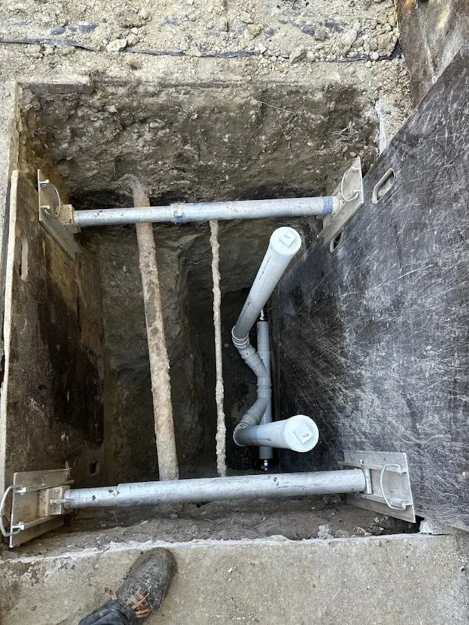 Experienced plumber completing Gas Line Repair work in Hightstown